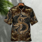 Colorful Dragon Hawaiian Shirt Design View For Resort Travel And Thoughtful Gifting