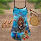 Mermaid Beautiful And Skull V-Neck Sleeveless Cami Dress For Halloween Gatherings And Casual Styling
