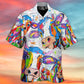 Colorful Funny Cow Farm Hawaiian Shirt Graphic Artwork Detail For Weekend Trips