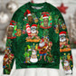 Tiki Christmas Funny Sweater For Winter Parties Seasonal Adventures And Relaxed Everyday Styling