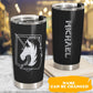 Fantasy Military Emblem Personalized 20 Oz Tumbler For Coffee Travel And Daily Drinks