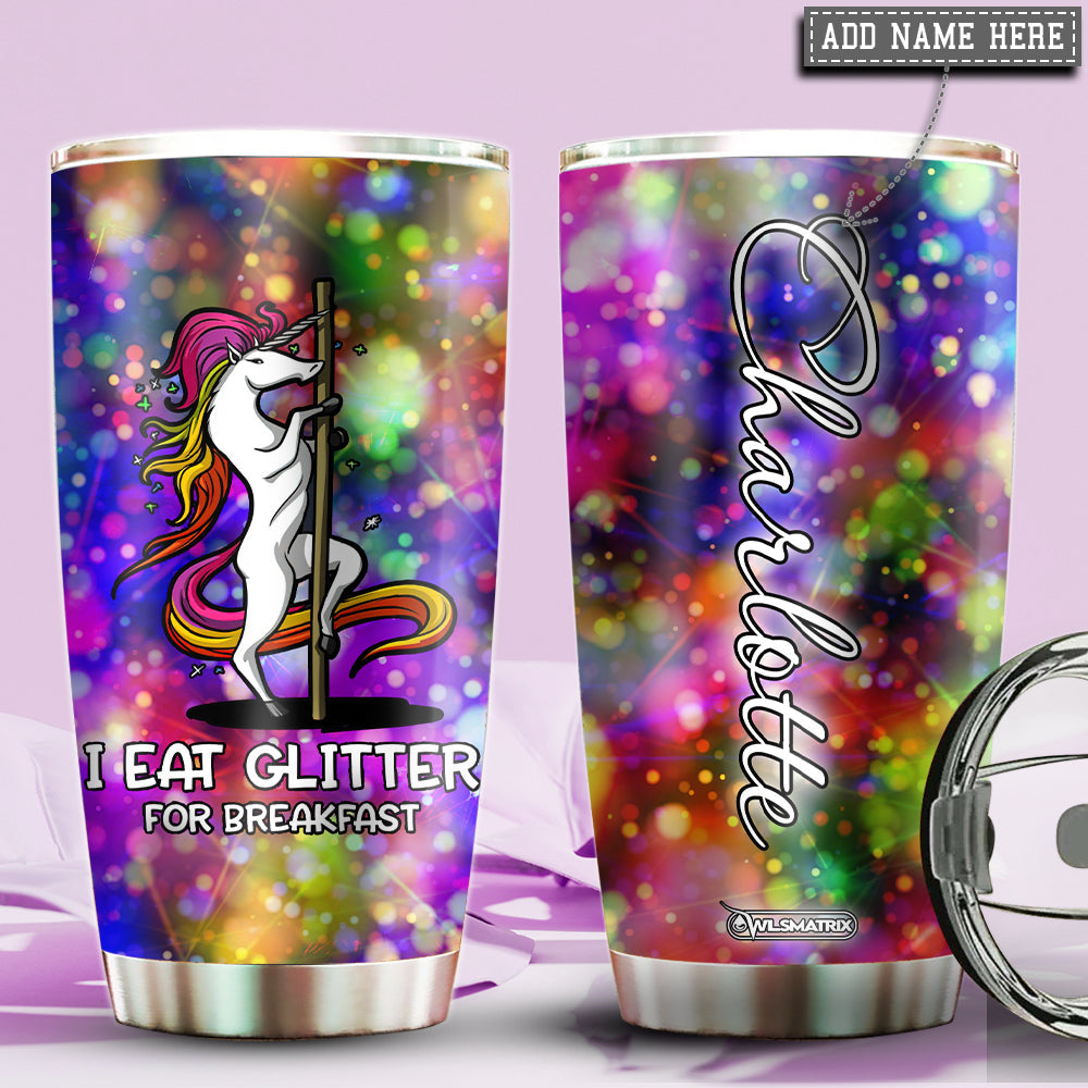 Pole Fitness In My Heart Personalized 20 Oz Tumbler For Coffee Travel And Daily Drinks