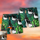 Guitar Various Style Tropical Floral Personalized Photo Beach Shorts Artwork Detail For Comfortable Everyday Summer Wear