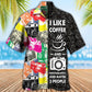Coffee Photography Hawaiian Shirt For Beach Parties And Weekend Getaways