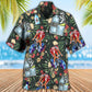 Wine Gin Cycling Hawaiian Shirt Design View For Casual Summer Styling