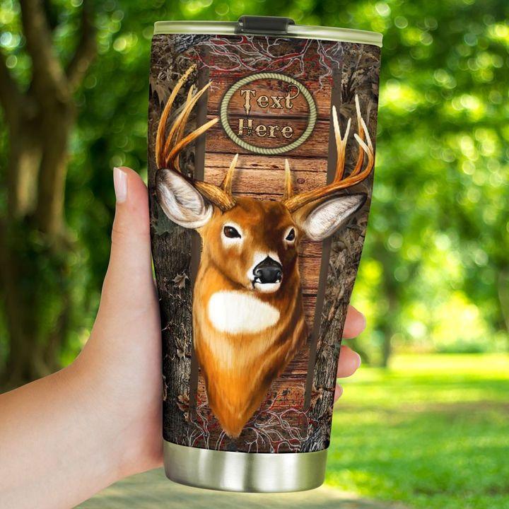 Hunting Love Deer 20 Oz Tumbler For Coffee Travel And Daily Drinks