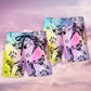 Karate And Dog Lover Fun Beach Shorts Print Detail For Relaxed Warm Weather Outfits