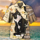 Cute Cat Angels Wings Hawaiian Shirt Creative Print View For Vacation Style
