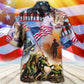 Patriotic USA Veteran Proud Hawaiian Shirt For Beach Parties And Weekend Getaways