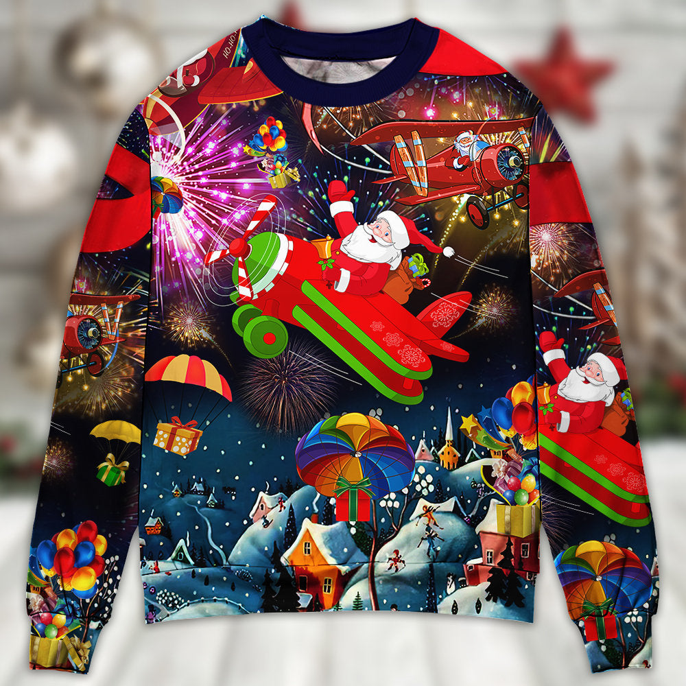 Christmas Spreading Santa Sweater For Festive Events Weekend Outings And Comfortable Winter Style