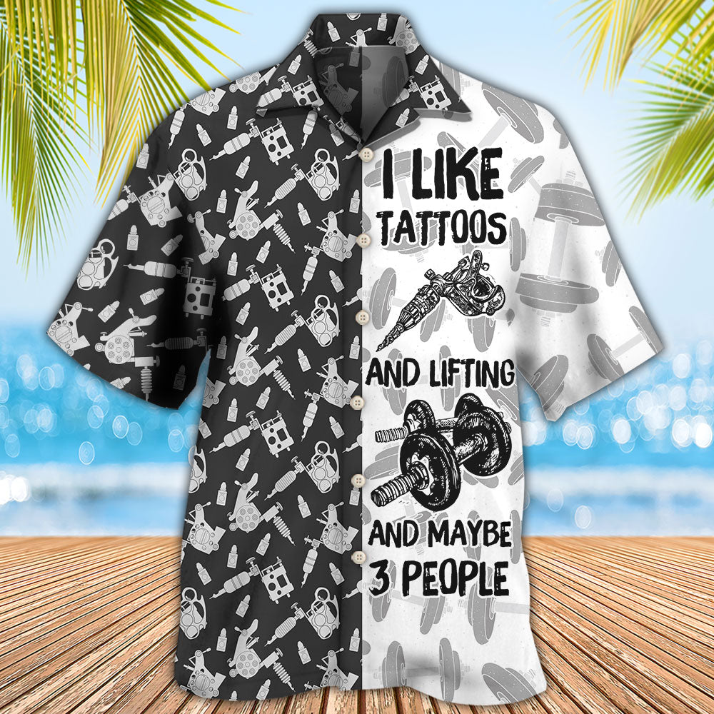 Tattoo Lifting Tatoos Hawaiian Shirt For Warm Weather Adventures And Everyday Comfort
