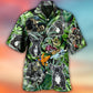 Tropical Skull French Bulldog Tatoo Smoke Hawaiian Shirt Artwork View For Coastal Escapes And Resort Style