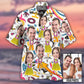 Face Custom Photo Aloha Couple Hawaiian Shirt Design Detail For Sunny Adventures And Casual Wear
