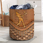 Baseball Funny Free Strong Laundry Basket For Room Home Organizer