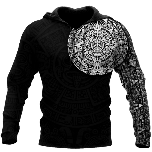 Mayan Tattoo Hoodie For Everyday Streetwear Seasonal Travel And Gift Giving