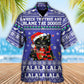 Black Cat Wreck Tree Christmas Hawaiian Shirt Design View For Resort Travel And Thoughtful Gifting