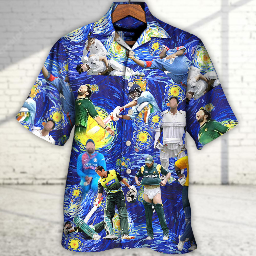 Funny Cricket Weekend Humor Hawaiian Shirt Resort Outfit View For Casual Outings