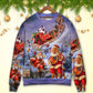 Christmas Santa Funny Sweater For Festive Events Weekend Outings And Comfortable Winter Style