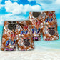 Drum And Cycling Lover Beach Shorts For Summer Vacation And Coastal Travel