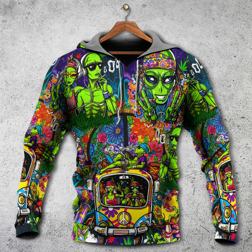 Hippie Space Alien Hoodie For Peace Inspired Outfits Casual Events And Thoughtful Gifting