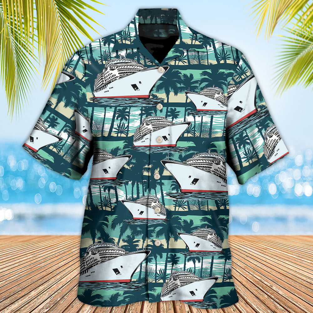 Tropical Cruising Island Hawaiian Shirt For Summer Vacation And Beach Travel
