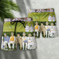 Lawn Care Bowling Beach Shorts Pattern Detail For Poolside Fun And Leisure And Relaxation