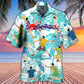 Tropical Dodgeball Ball Games Hawaiian Shirt Artwork View For Weekend Travel And Beach Style