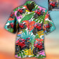 Motorcycle Personalized Photo Hawaiian Shirt Design View For Coastal Travel