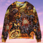 Skull Motorcycle Racing Fire Sweater For Alternative Outfits Seasonal Events And Everyday Comfort