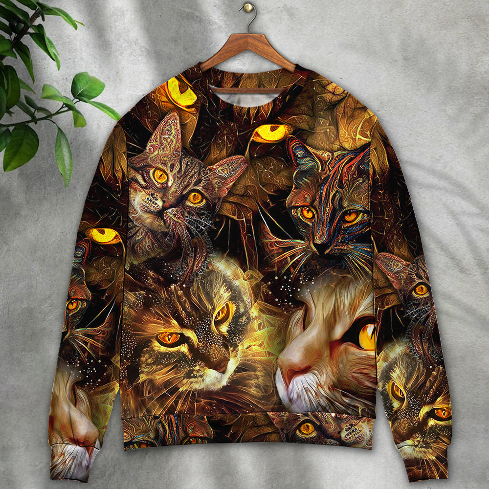 Cat Lightning Sweater For Casual Wear Travel Parties And Comfortable Seasonal Style