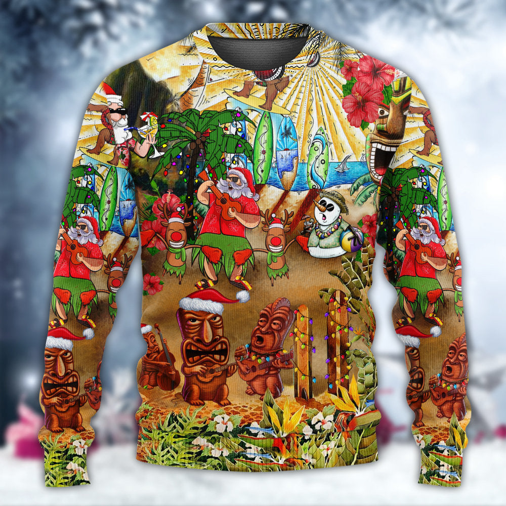 Christmas Hawaiian Holiday Sweater For Festive Events Weekend Outings And Comfortable Winter Style