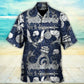 Dragon Skull Old Ship Sea Hawaiian Shirt For Coastal Adventures And Warm Weather Wear
