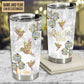 Hummingbird Jewelry Golden Personalized 20 Oz Tumbler For Coffee Travel And Daily Drinks