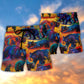 Bear Are Masters Of Survival Beach Shorts Design View For Comfortable Resort And Beach Styling