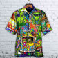 Bohemian Alien Space Psychedelic Hawaiian Shirt For Warm Weather Adventures And Everyday Comfort