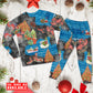Lobster Couple Christmas Holiday Long Sleeve Pajamas Set For Festive Sleepovers And Family Photos