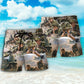 Veteran Brotherhood War Painting Beach Shorts For Outdoor Adventures And Thoughtful Seasonal Gifts