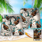 Cowboy Barrel Racing Desert Personalized Photo Beach Shorts Graphic Detail For Resort Trips And Casual Outings