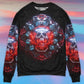 Skull Electric Dream Fantasy Sweater For Bold Streetwear Travel And Relaxed Everyday Styling