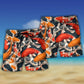 Colorful Koi Fish Swimming Beach Shorts Design View For Summer Events And Coastal Getaways