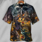 Skull Nautical Pirate Treasure Hunting Hawaiian Shirt For Summer Events And Casual Outdoor Wear