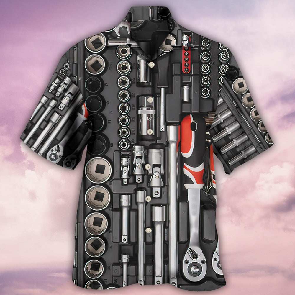 Mechanic Toolbox Amazing Hawaiian Shirt For Beach Parties And Weekend Getaways