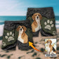 Dog Sweet Lover Personalized Photo Beach Shorts For Summer Vacation And Coastal Travel