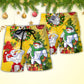 Christmas Snowman Beach Shorts Pattern Detail For Island Trips And Thoughtful Gift Giving