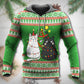 Cat Wreck Tree Holiday Hoodie For Winter Adventures Family Gatherings And Festive Everyday Style