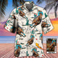 Tropical Cowboy Barrel Racing Desert Custom Photo Hawaiian Shirt Design Detail For Beach Days And Holiday Travel