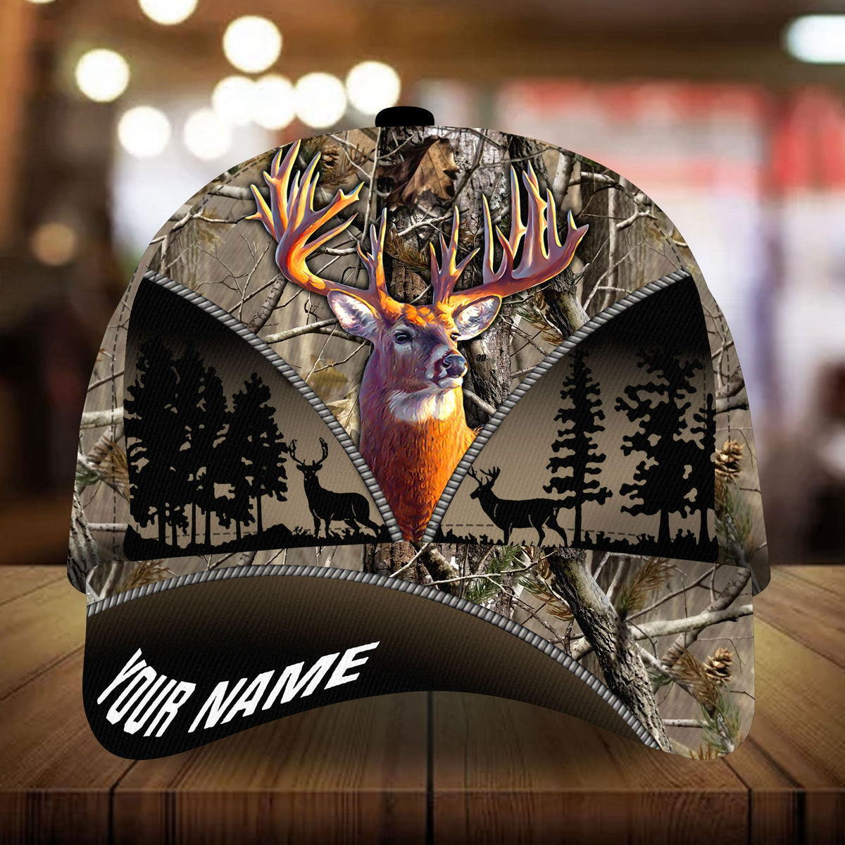 Cool Deer Hunting Art Personalized Classic Cap For Outdoor Travel Festivals And Relaxed Everyday Wear