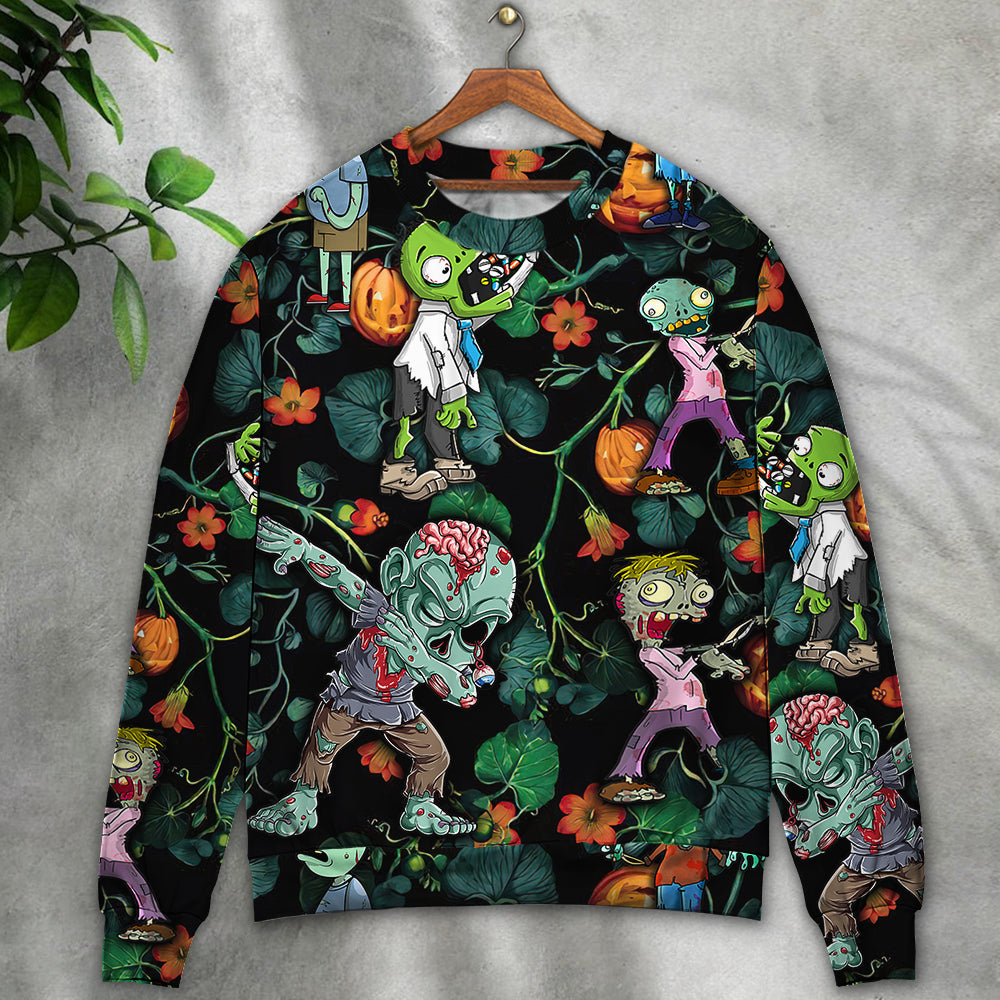 Halloween Tropical Pumpkin Fantasy Sweater For Alternative Outfits Seasonal Events And Everyday Comfort