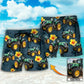 Tractor Lover Tropical Personalized Photo Beach Shorts For Beach Trips And Relaxed Vacation Styling