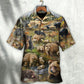 Bear Brave Little Inspirational Hawaiian Shirt For Resort Getaways And Comfortable Summer Activities